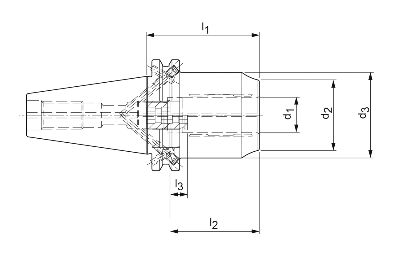 30490557 | HighTorque Chuck HTC, short heavy design | MAPAL Shop